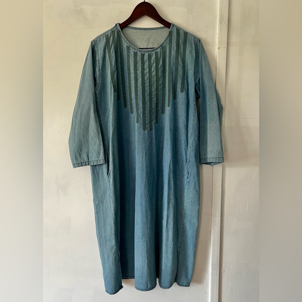 Vintage Blue Denim Dress